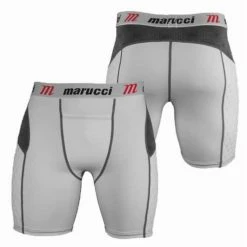 Buy ⭐ Boys' Marucci Padded Slider With Cup Compression Shorts 🔥