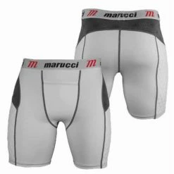 Buy 👍 Men's Marucci ⚾ Baseball Padded Slider Compression Shorts 🎁